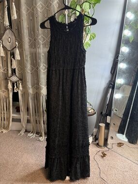 Club Monaco Black  Maxi Dress NWT
